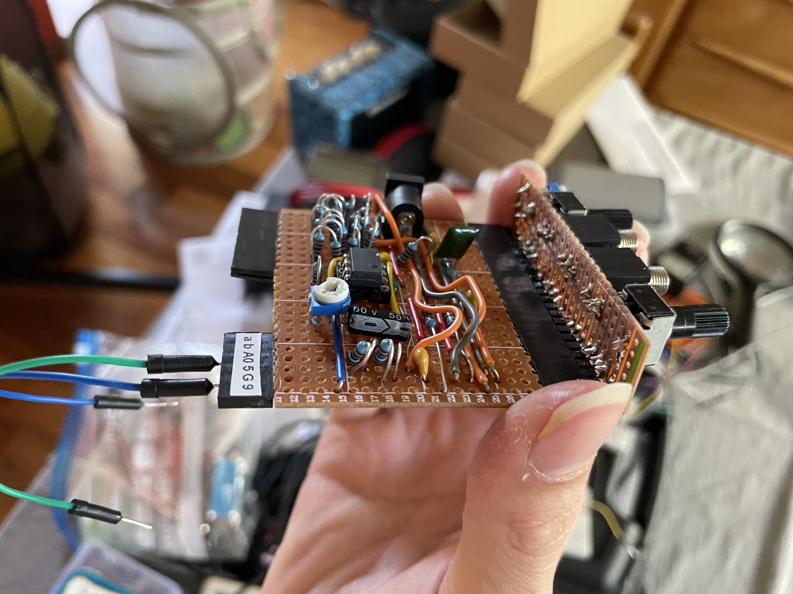 Guitar into the ADC/DAC