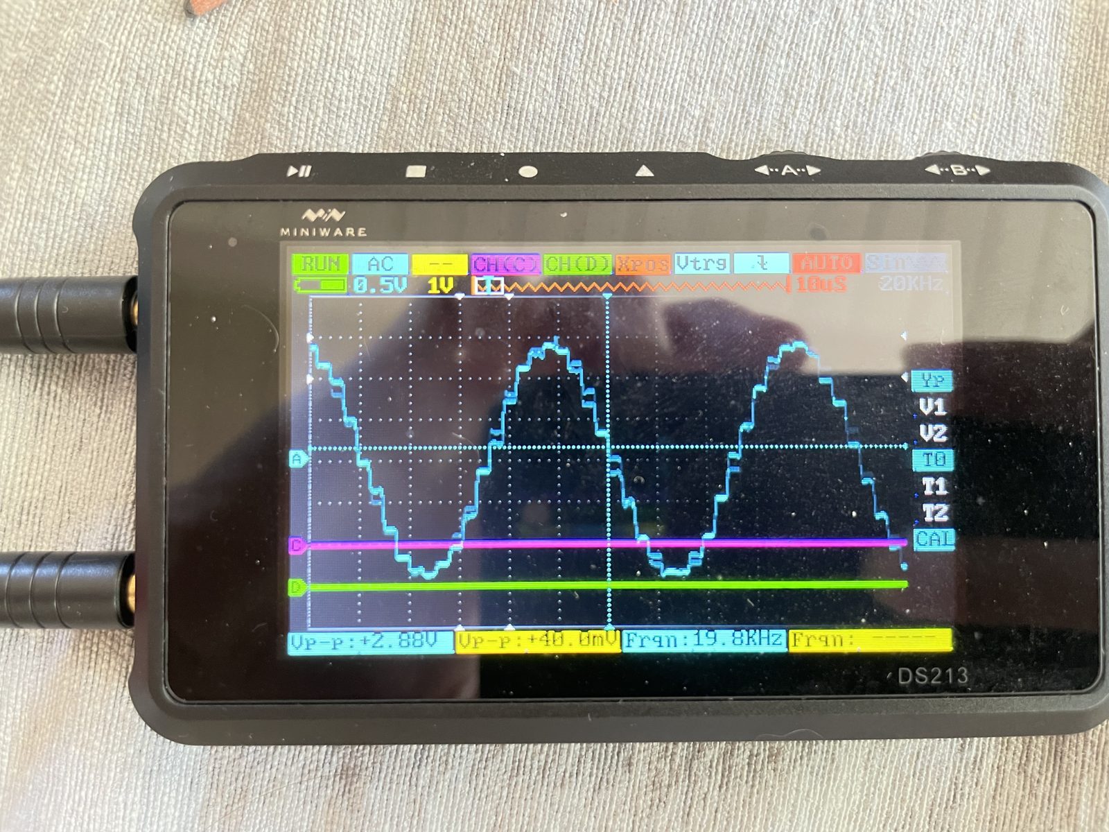 Sampled sine