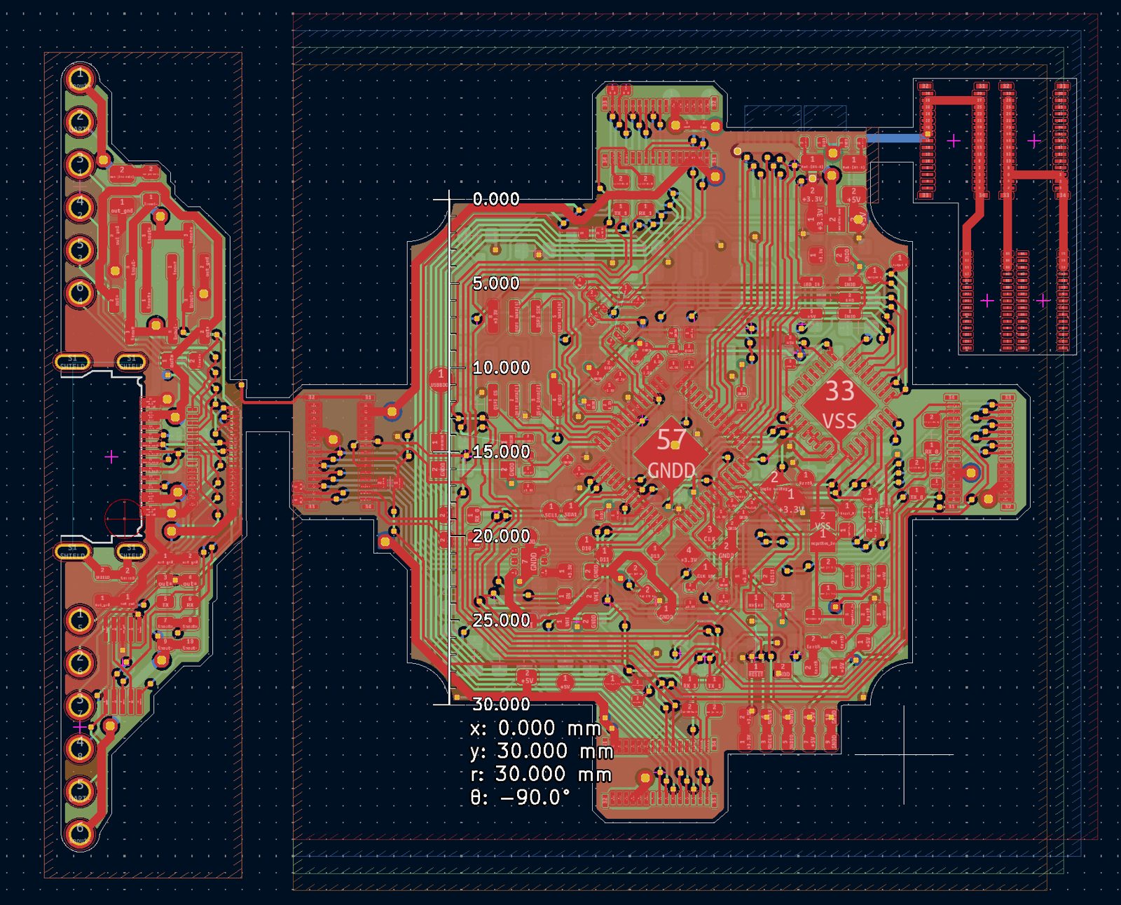 30 mm board layout