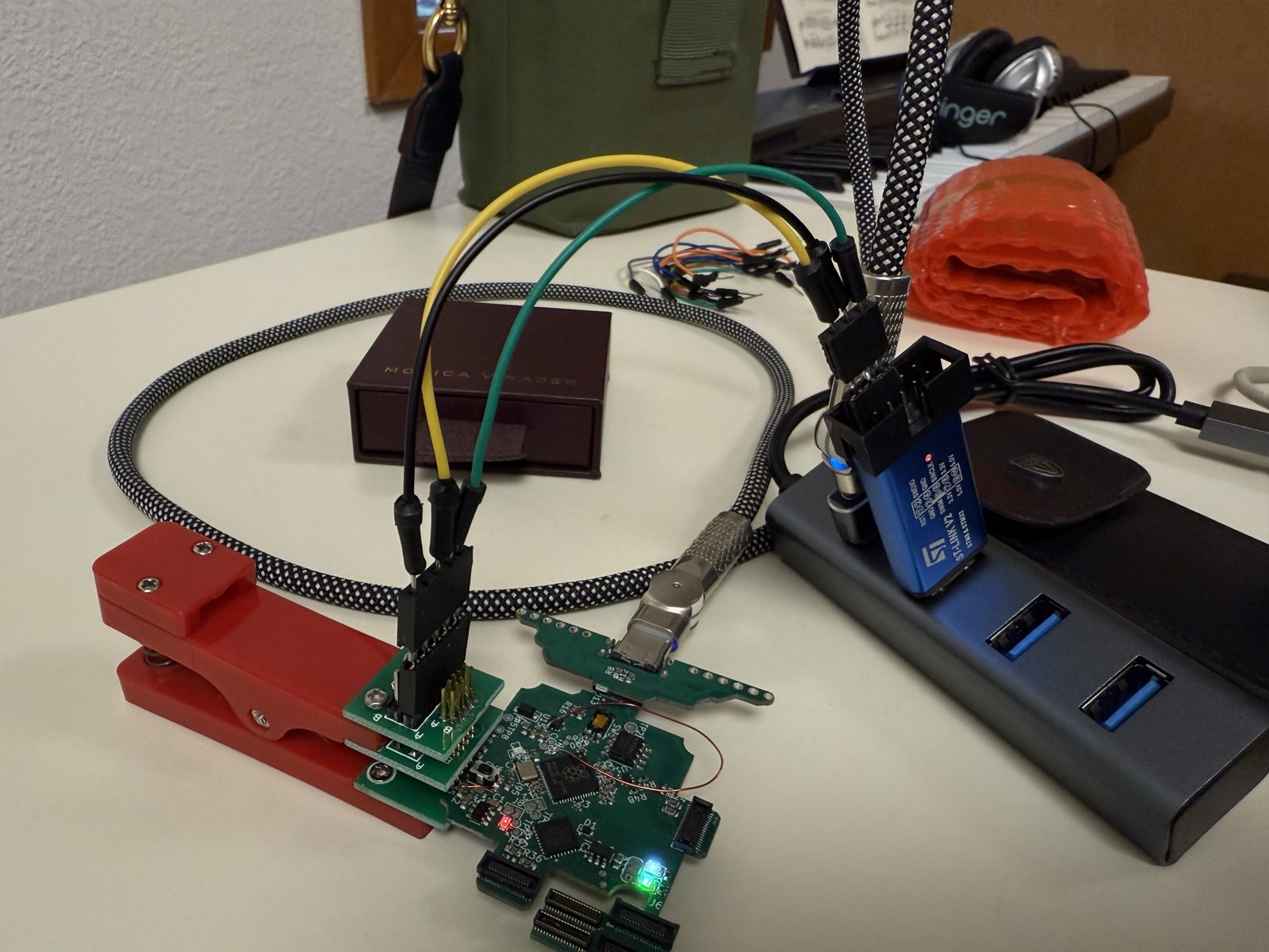 Debug probe on the bench