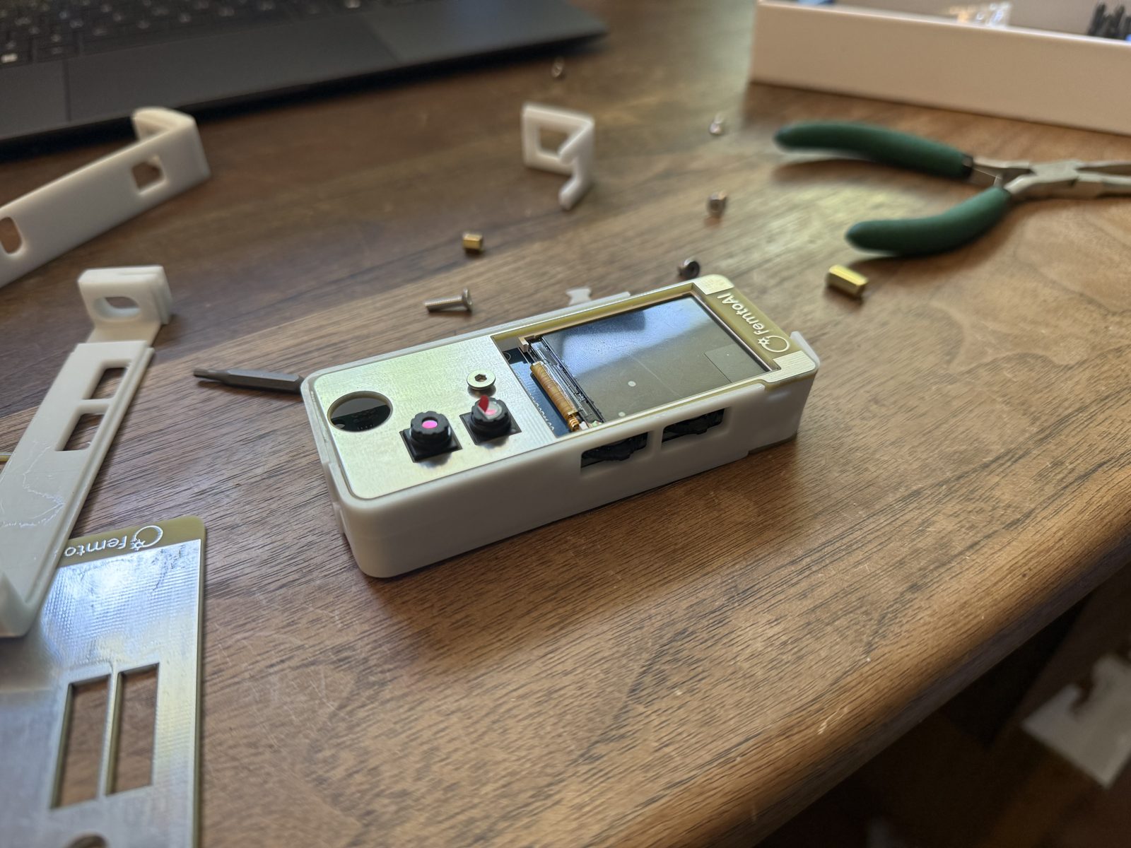 Enclosure halves and hardware