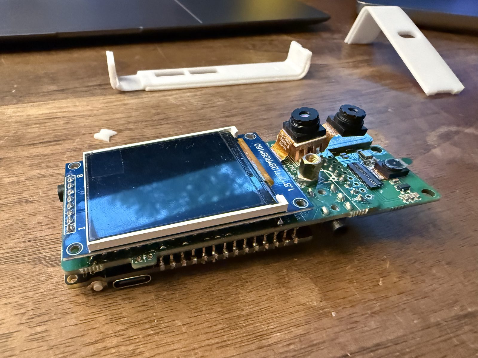 Board, LCD and camera module